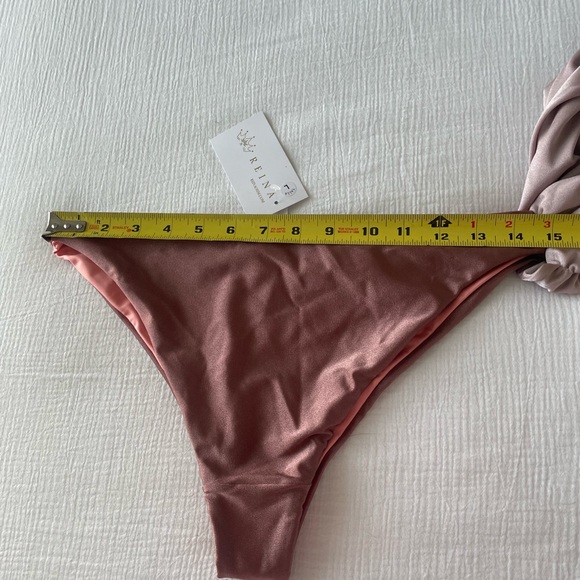 NWT REINA Bikini Swimsuit Rose Pink Large - Picture 5 of 13